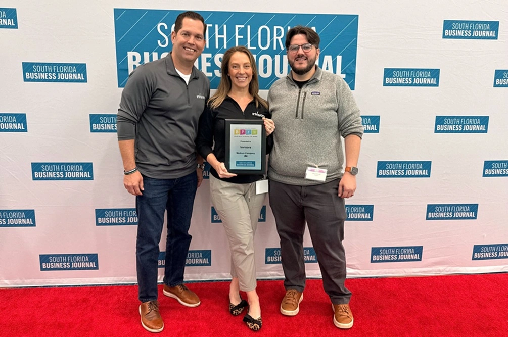 Invisors named #4 Best Place to Work in South Florida