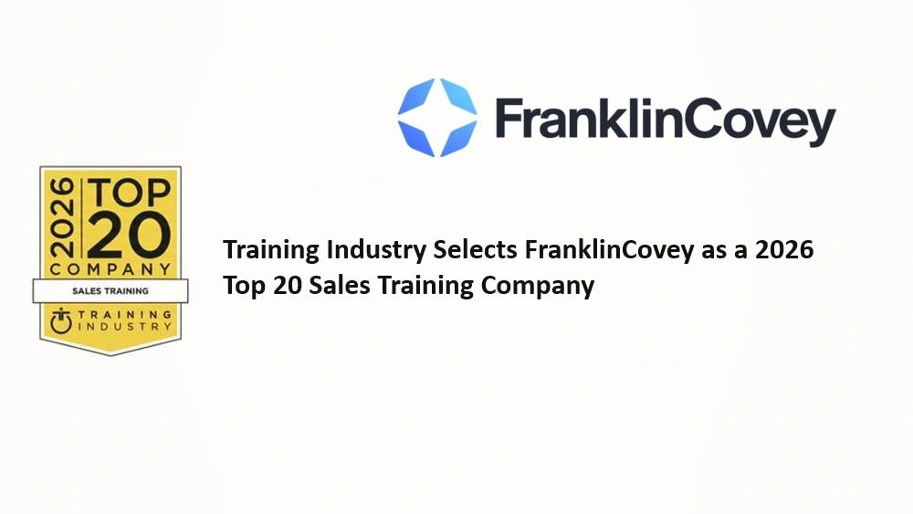 Training Industry Selects FranklinCovey