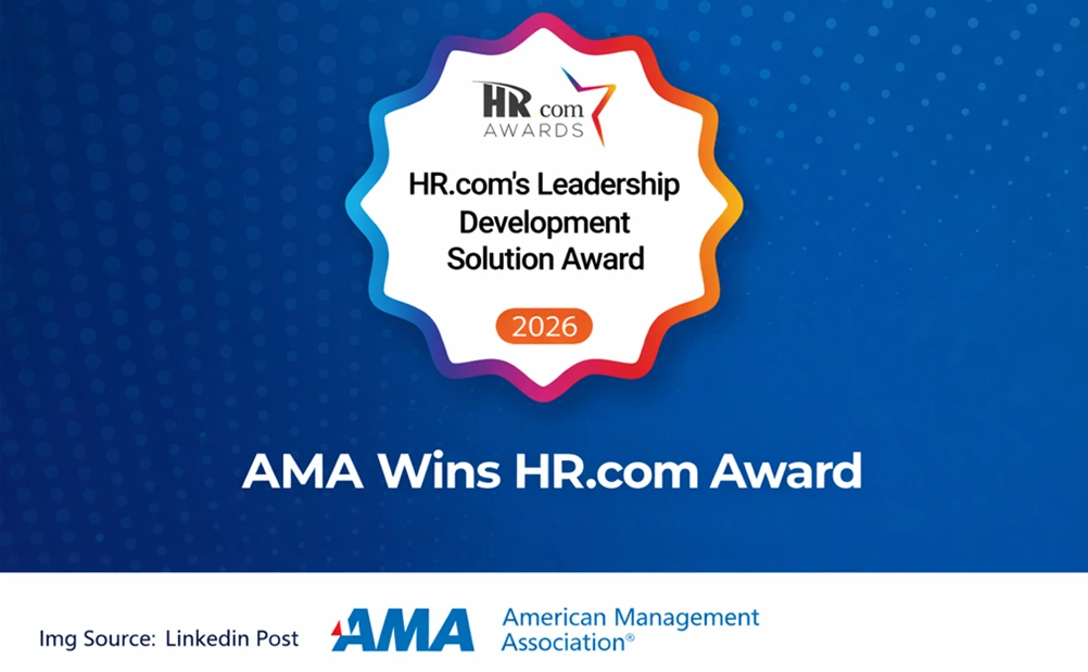 AMA Named Leadership Development Solution of the Year by HR.com