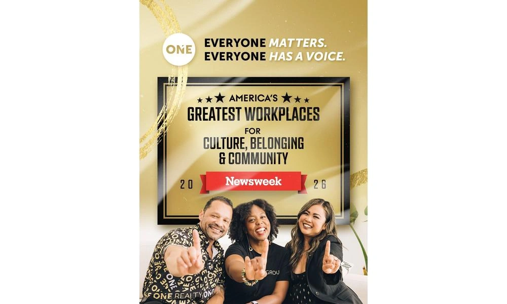 REALTY ONE GROUP NAMED TO NEWSWEEK'S 2026 LIST OF AMERICA'S GREATEST WORKPLACES