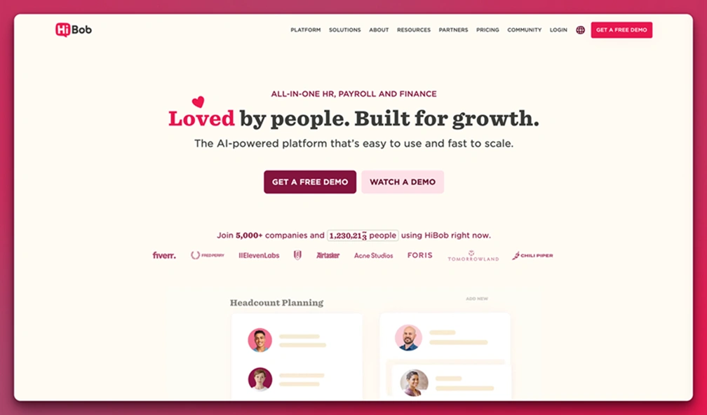 HiBob Named Best HR Software