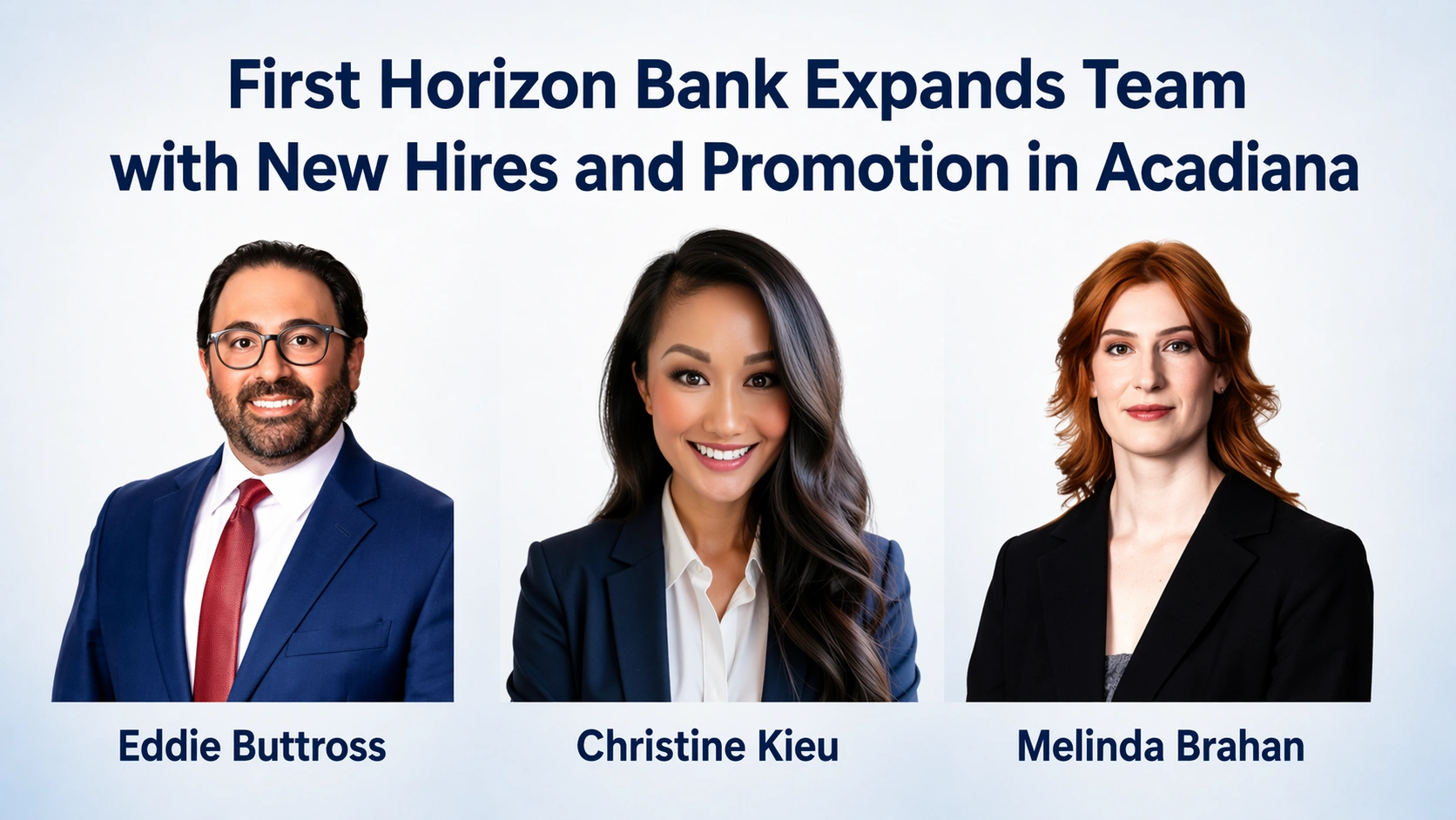 First Horizon Bank Expands Team