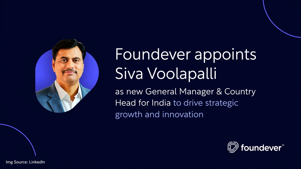 Foundever® Appoints Siva Voolapalli as New General Manager & Country Head for India