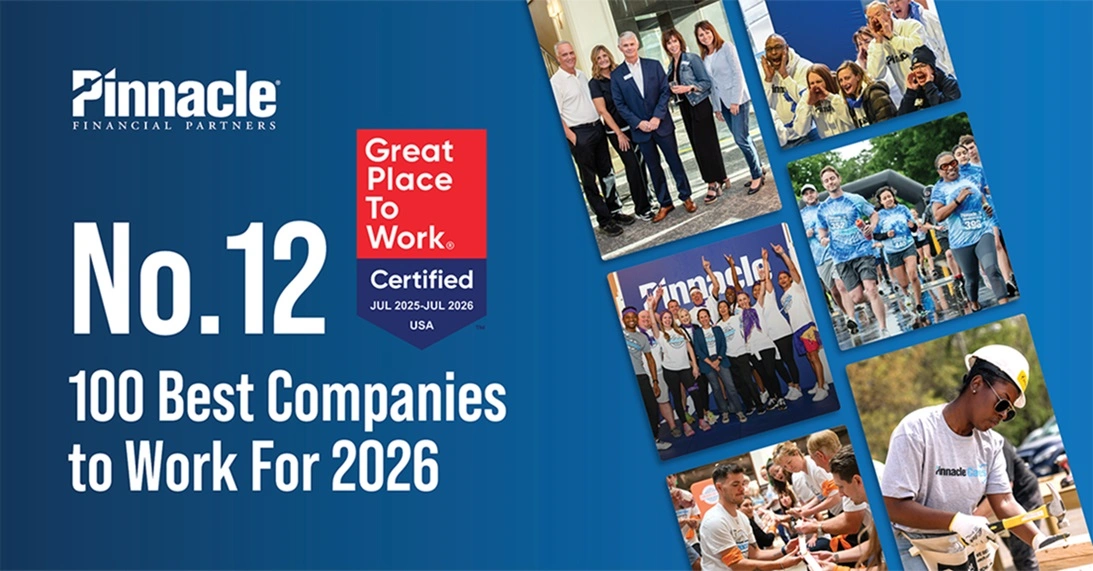Pinnacle is America’s No. 12 Best Company to Work For