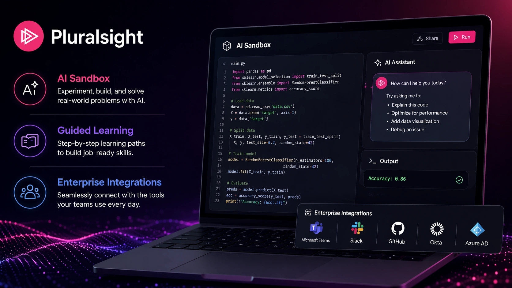 Pluralsight Launches New AI Sandbox