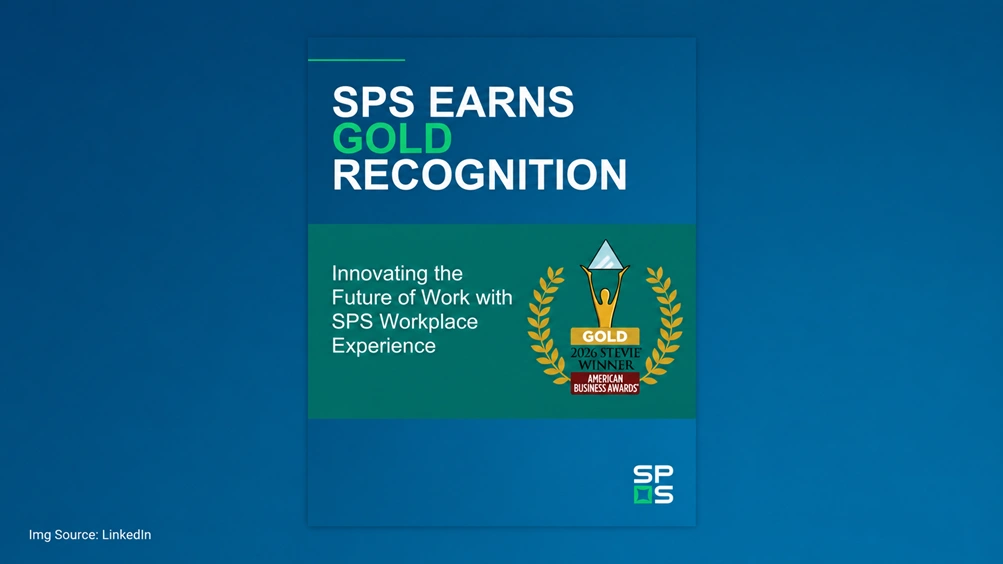American Business Awards Honor SPS North America for Transforming the Modern Workplace