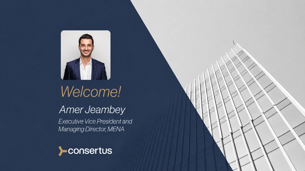 Consertus Appoints Amer Jeambey