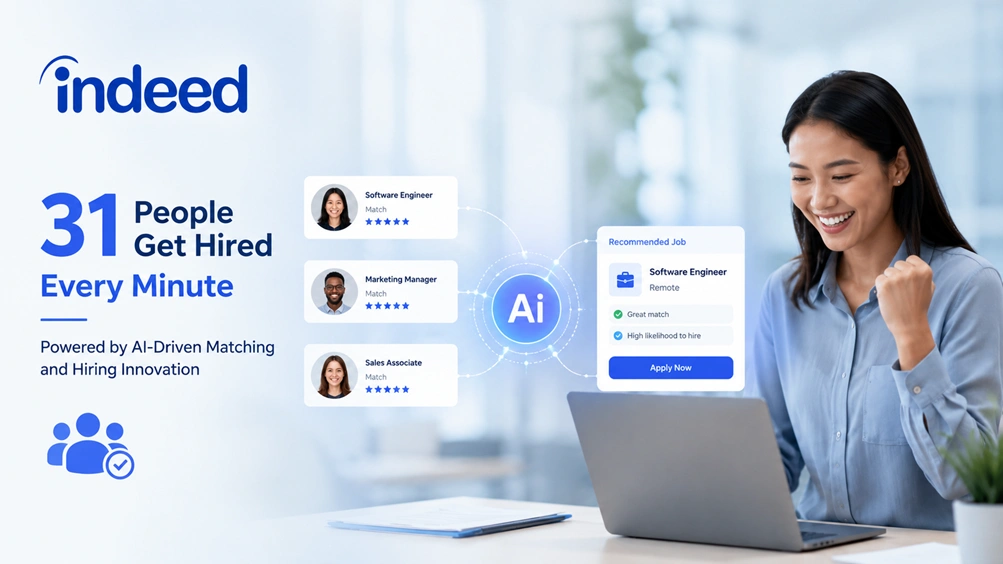 Indeed Helps 31 People Get Hired Every Minute