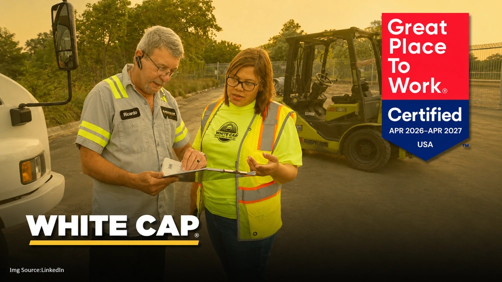 White Cap Earns Great Place to Work® Certification for Fourth Consecutive Year