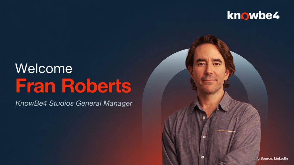 KnowBe4 Appoints Fran Roberts as Studios General Manager