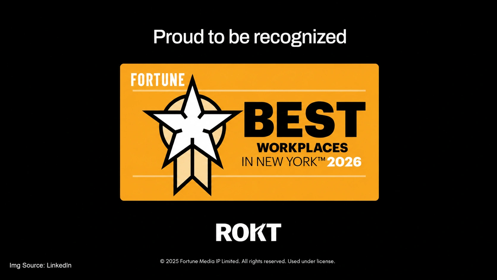 Rokt Named to Fortune Best Workplaces in New York™ 2026
