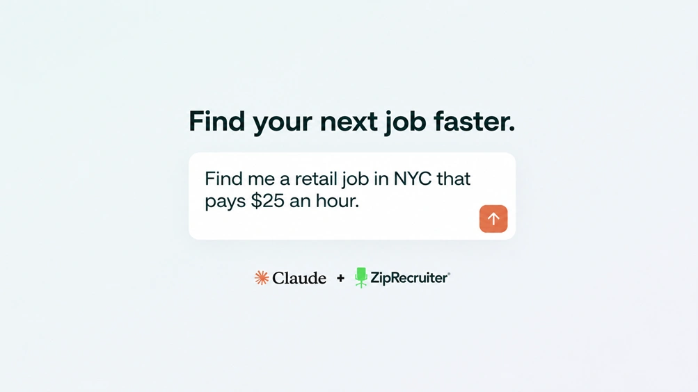 ZipRecruiter Expands AI-Powered Job Search with Claude Integration